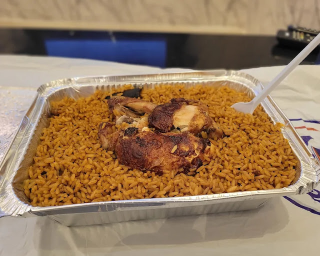 قسم الدجاج على الفحم