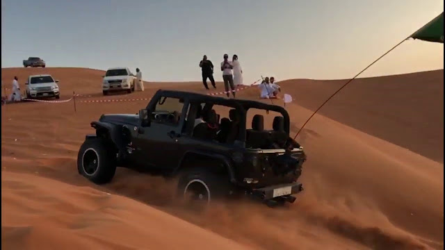 رحلة بالسيارة في الرياض